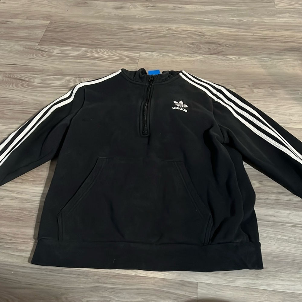 Black Adidas Quarter Zip